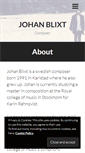 Mobile Screenshot of johanblixt.com